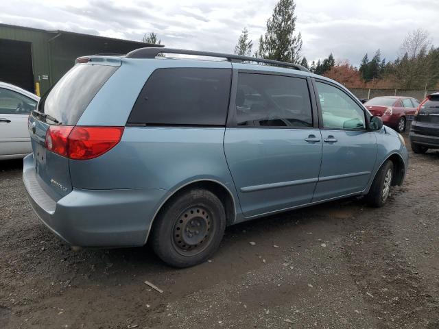 5TDZK23CX9S283178 - 2009 TOYOTA SIENNA CE TURQUOISE photo 3