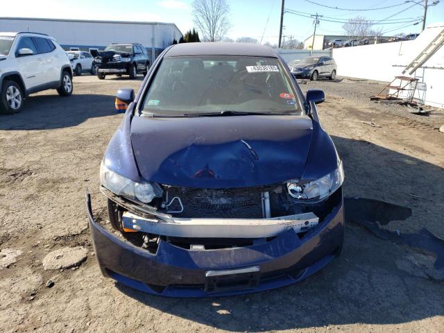 2HGFA16629H515312 - 2009 HONDA CIVIC LX-S ლურჯი ფოტო 5