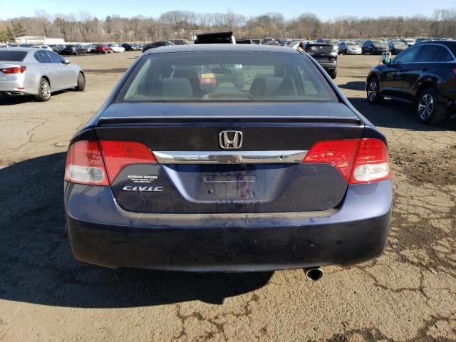 2HGFA16629H515312 - 2009 HONDA CIVIC LX-S ლურჯი ფოტო 6