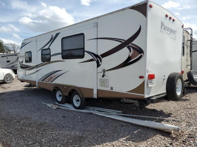 4YDT2652XDT413789 - 2013 KEYSTONE PASSPORT WHITE photo 3