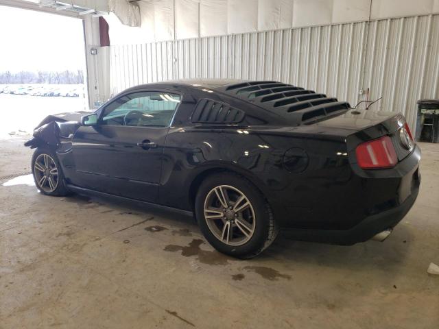 1ZVBP8AM8C5211181 - 2012 FORD MUSTANG BLACK photo 2