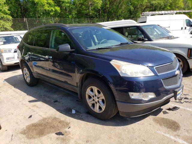 1GNKRFED5CJ310857 - 2012 CHEVROLET TRAVERSE LS BLUE photo 4