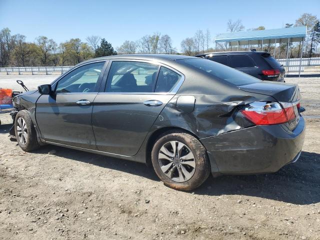 1HGCR2F33DA130999 - 2013 HONDA ACCORD LX GRAY photo 2