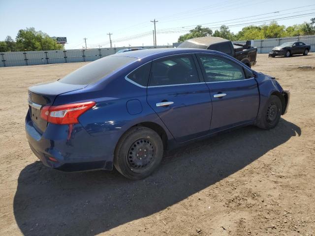 3N1AB7AP0KY445840 - 2019 NISSAN SENTRA S BLUE photo 3