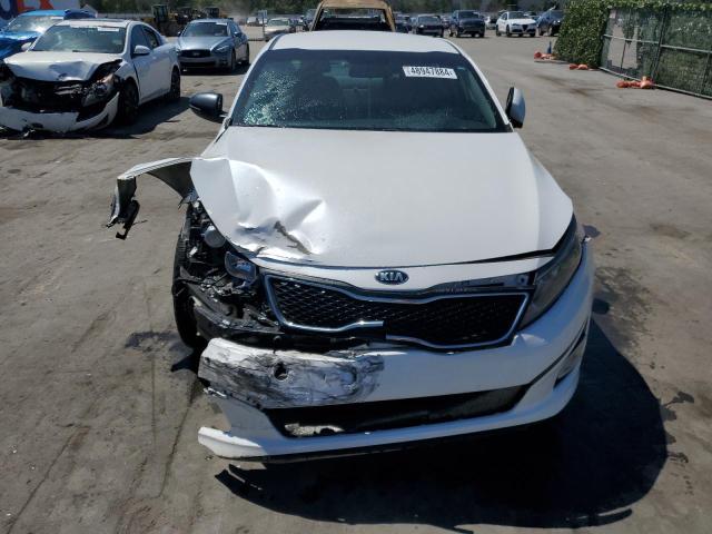 KNAGM4A7XF5614617 - 2015 KIA OPTIMA LX WHITE photo 5