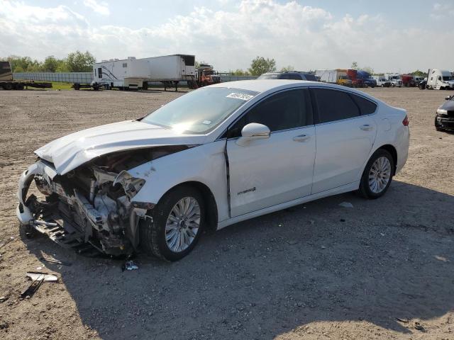 3FA6P0LU9DR219118 - 2013 FORD FUSION SE HYBRID WHITE photo 1