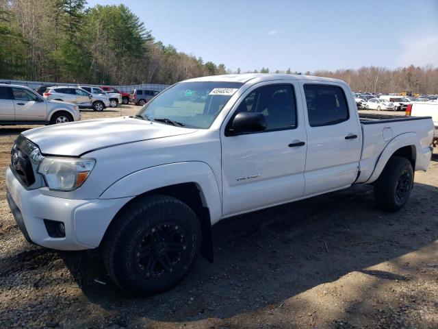 3TMMU4FN0EM069100 - 2014 TOYOTA TACOMA DOUBLE CAB LONG BED WHITE photo 1