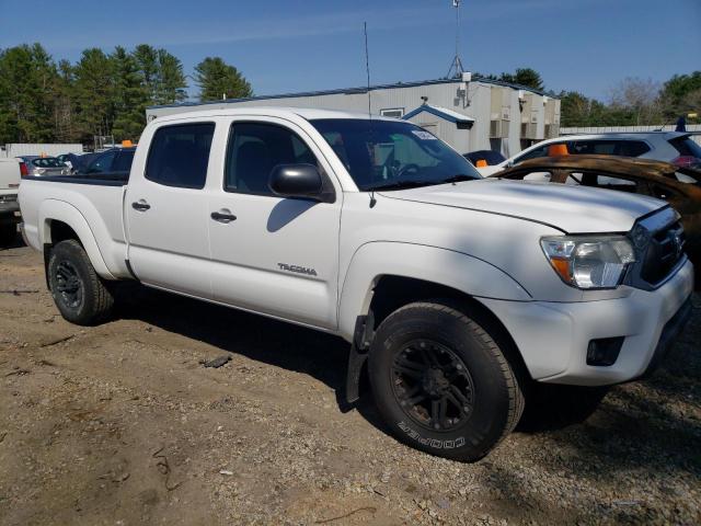 3TMMU4FN0EM069100 - 2014 TOYOTA TACOMA DOUBLE CAB LONG BED WHITE photo 4