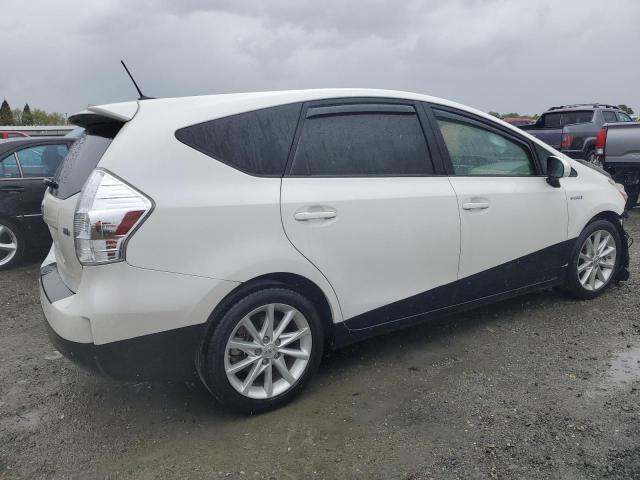 JTDZN3EU8C3043476 - 2012 TOYOTA PRIUS V WHITE photo 3