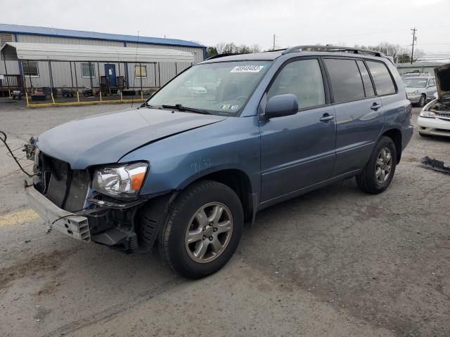 JTEDP21A370139836 - 2007 TOYOTA HIGHLANDER SPORT BLUE photo 1