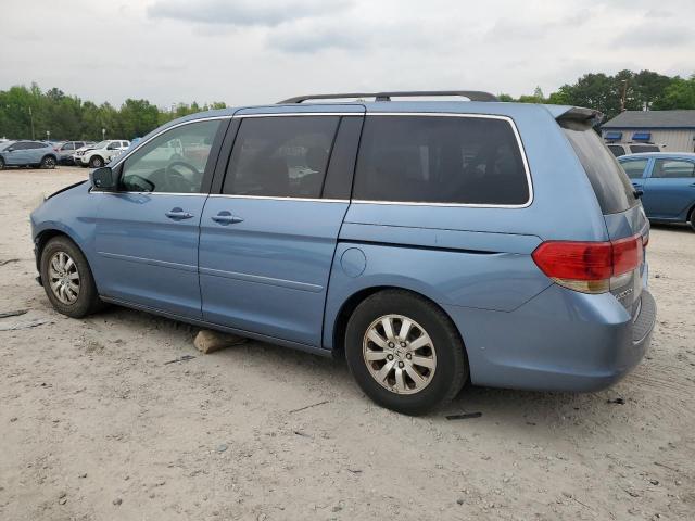 5FNRL38408B101396 - 2008 HONDA ODYSSEY EX BLUE photo 2