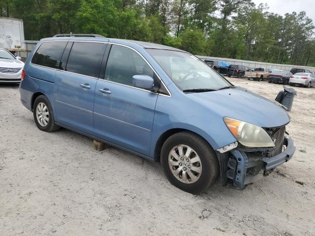 5FNRL38408B101396 - 2008 HONDA ODYSSEY EX BLUE photo 4