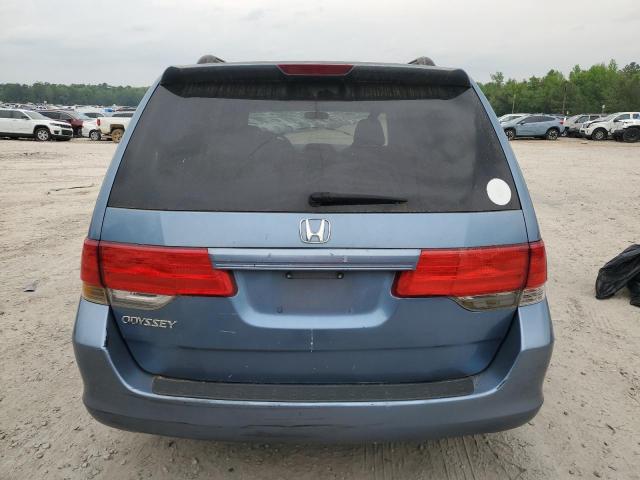 5FNRL38408B101396 - 2008 HONDA ODYSSEY EX BLUE photo 6