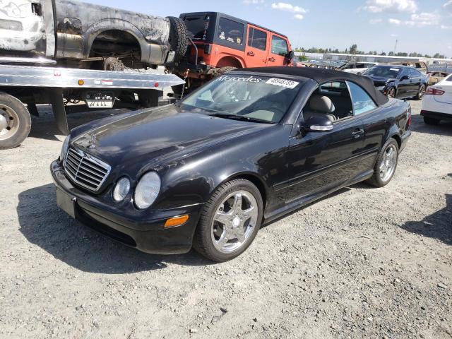 WDBLK70G02T108972 - 2002 MERCEDES-BENZ CLK 430 BLACK photo 1