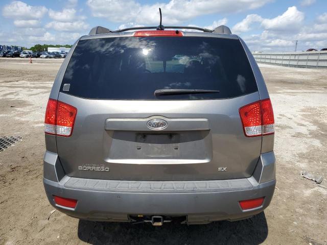 KNDJJ741695015941 - 2009 KIA BORREGO LX GRAY photo 6