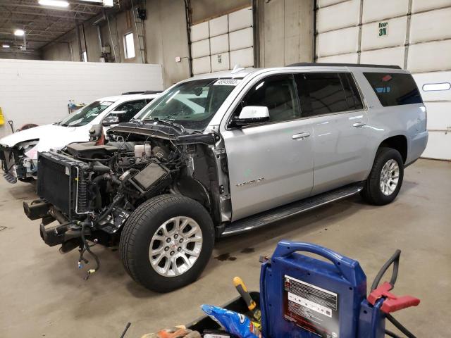 1GKS2GKC5KR311221 - 2019 GMC YUKON XL K1500 SLT SILVER photo 1