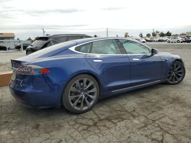 5YJSA1E20LF415038 - 2020 TESLA MODEL S BLUE photo 3