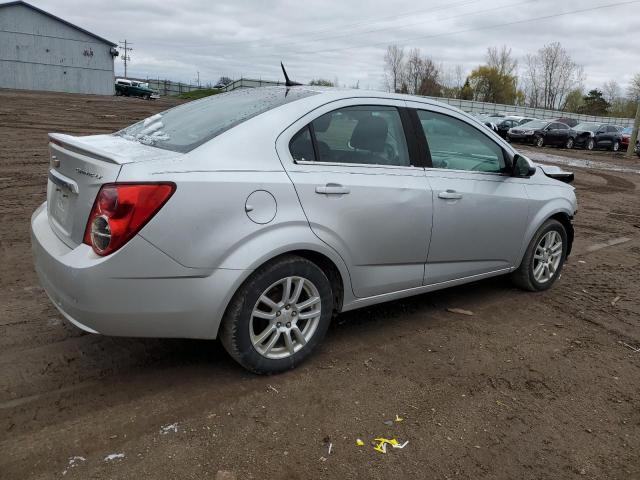 1G1JC5SHXD4240868 - 2013 CHEVROLET SONIC LT SILVER photo 3