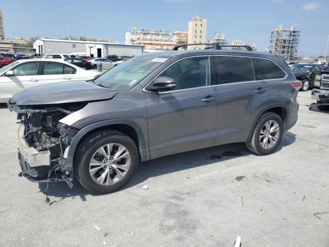 5TDKKRFH1FS118665 - 2015 TOYOTA HIGHLANDER XLE 灰色 照片 1