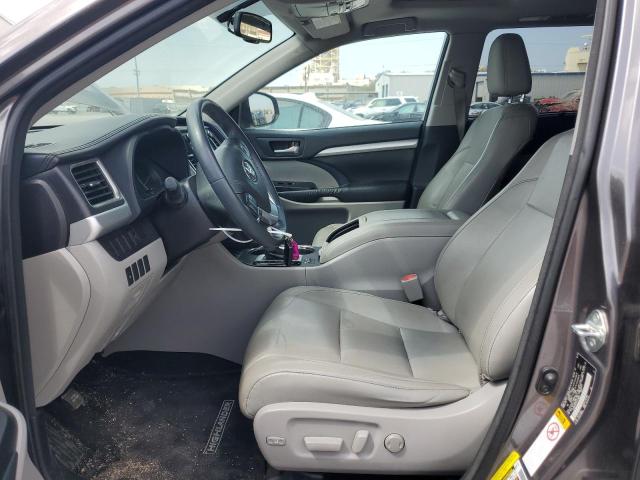 5TDKKRFH1FS118665 - 2015 TOYOTA HIGHLANDER XLE 灰色 照片 7