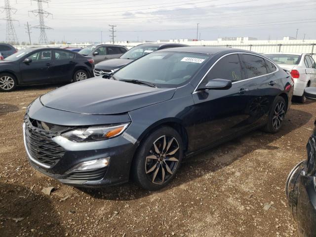 1G1ZG5ST5MF037578 - 2021 CHEVROLET MALIBU RS GRAY photo 1