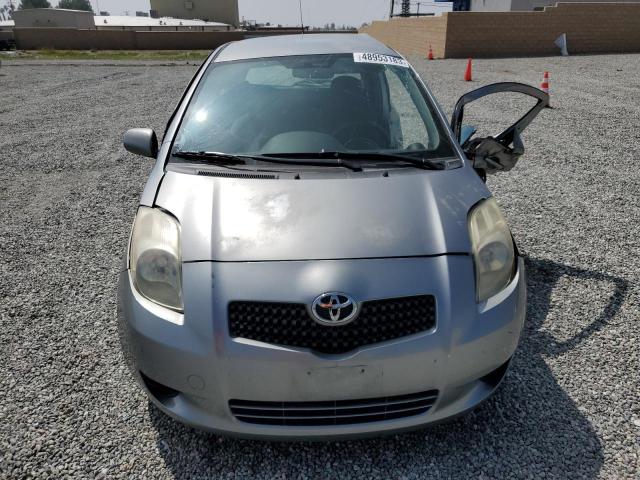 JTDJT923375101716 - 2007 TOYOTA YARIS SILVER photo 5