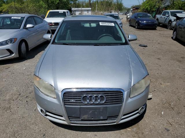 WAUDF78EX7A063536 - 2007 AUDI A4 2.0T QUATTRO SILVER photo 5