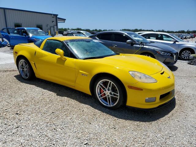 1G1YY26E775121351 - 2007 CHEVROLET CORVETTE Z06 YELLOW photo 4