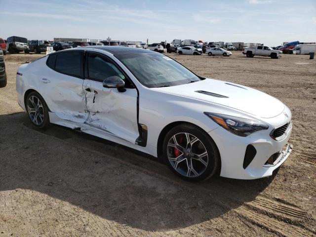 KNAE55LC3K6064749 - 2019 KIA STINGER GT2 WHITE photo 4