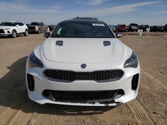 KNAE55LC3K6064749 - 2019 KIA STINGER GT2 WHITE photo 5