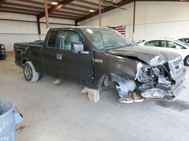 1FTRX14W15FA62454 - 2005 FORD F150 GRAY photo 4