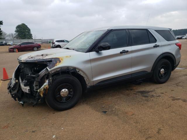 1FM5K8AC6MGC01790 - 2021 FORD EXPLORER POLICE INTERCEPTOR 银色 照片 1