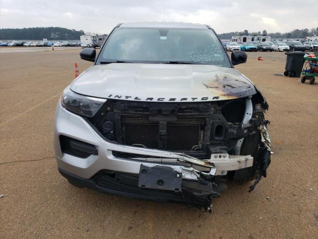 1FM5K8AC6MGC01790 - 2021 FORD EXPLORER POLICE INTERCEPTOR 银色 照片 5