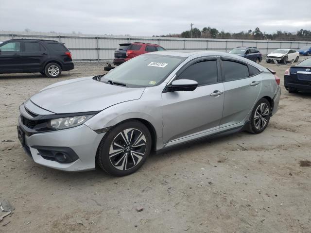 19XFC1F77GE205635 - 2016 HONDA CIVIC EXL GRAY photo 1
