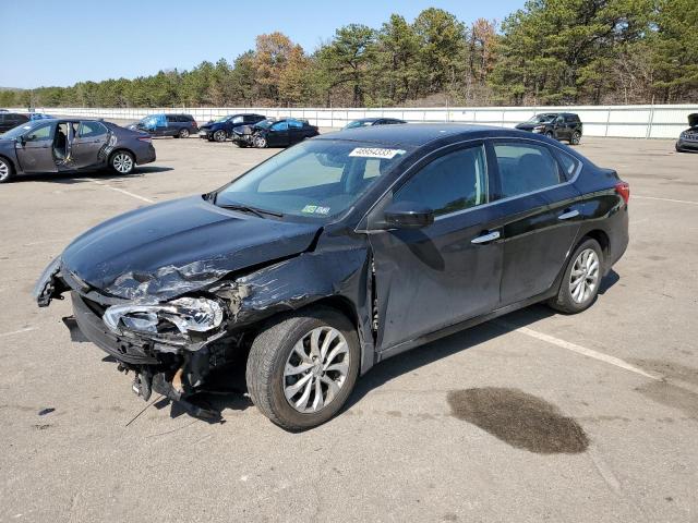 3N1AB7AP0KY255763 - 2019 NISSAN SENTRA S BLACK photo 1