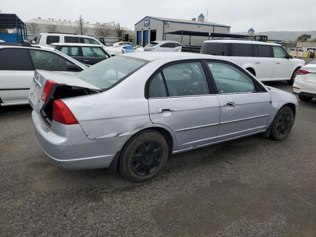 1HGES26781L040909 - 2001 HONDA CIVIC EX GRAY photo 3