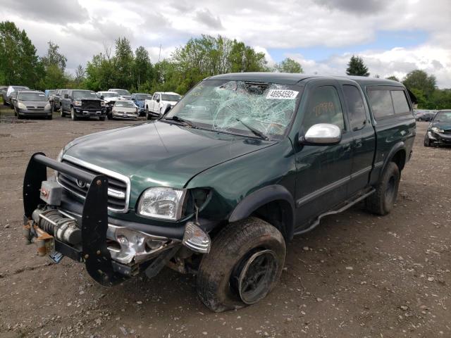 5TBBT44131S131649 - 2001 TOYOTA TUNDRA ACCESS CAB Vert photo 2