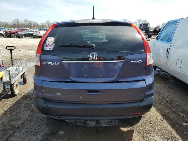 5J6RM4H57EL065057 - 2014 HONDA CR-V EX BLUE photo 6