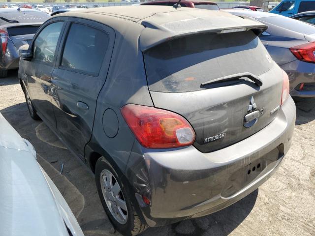 ML32A4HJ7FH009883 - 2015 MITSUBISHI MIRAGE ES CHARCOAL photo 2