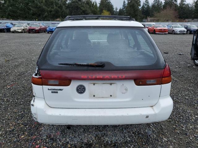 4S3BK6551S7332453 - 1995 SUBARU LEGACY LS WHITE photo 6