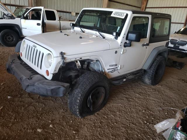 1C4AJWAG1CL213977 - 2012 JEEP WRANGLER SPORT WHITE photo 1