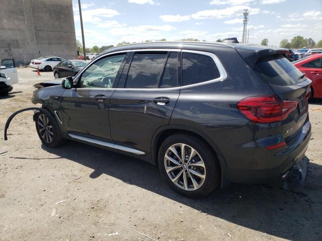 5UXTR9C59KLP81499 - 2019 BMW X3 XDRIVE30I BLACK photo 2