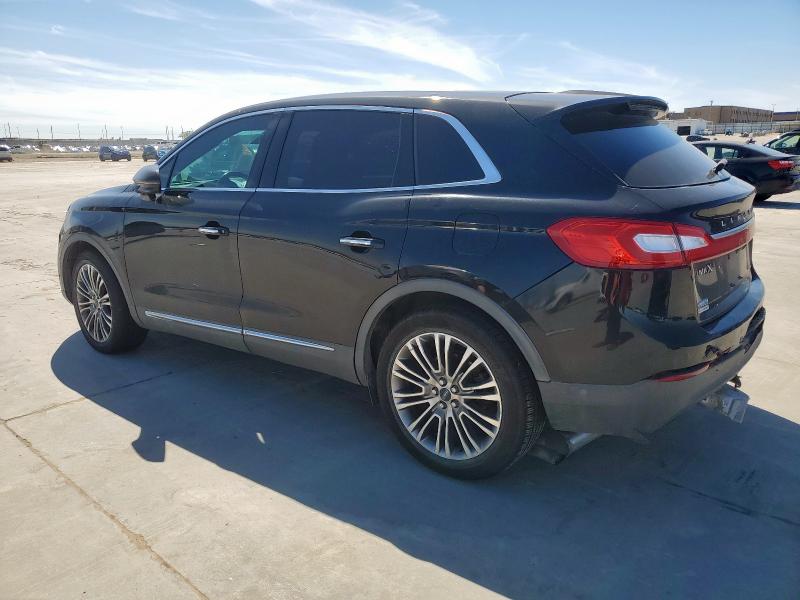 2LMTJ6LR9GBL71674 - 2016 LINCOLN MKX RESERVE BLACK photo 2