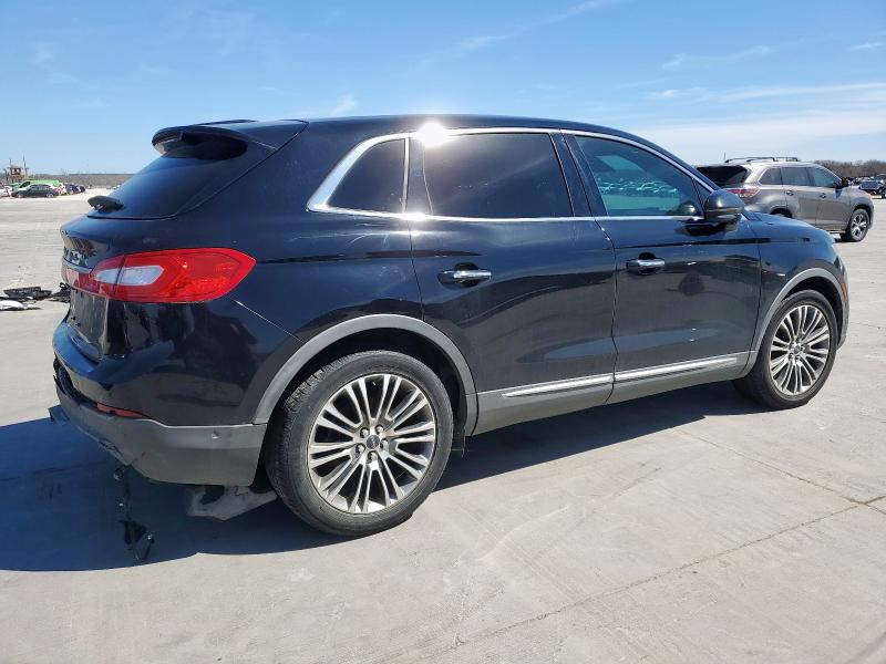 2LMTJ6LR9GBL71674 - 2016 LINCOLN MKX RESERVE BLACK photo 3
