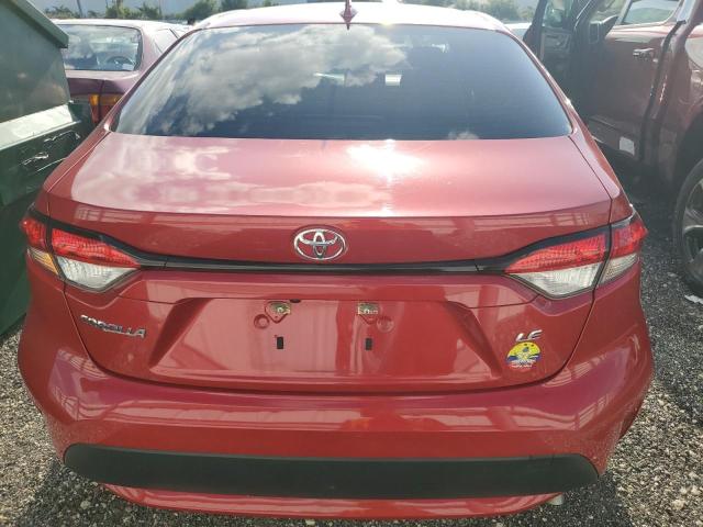 JTDEPRAEXLJ020318 - 2020 TOYOTA COROLLA LE RED photo 6