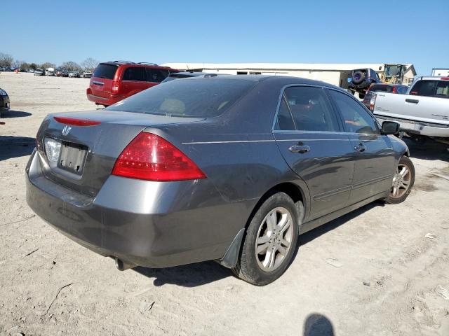 1HGCM56876A111404 - 2006 HONDA ACCORD EX GRAY photo 3