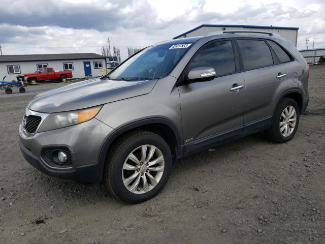 5XYKTDA22BG066585 - 2011 KIA SORENTO BASE GRAY photo 1