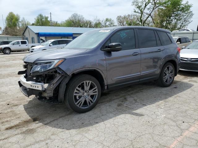 5FNYF7H50MB015843 - 2021 HONDA PASSPORT EXL ნაცრისფერი ფოტო 1