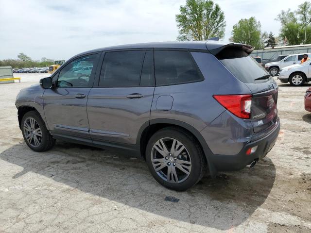 5FNYF7H50MB015843 - 2021 HONDA PASSPORT EXL ნაცრისფერი ფოტო 2