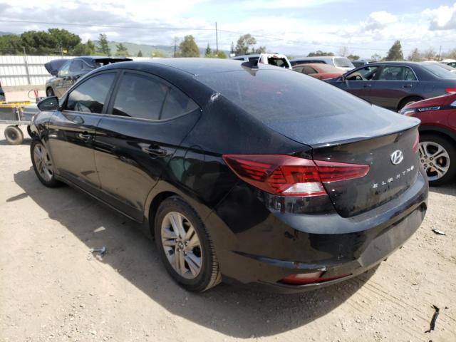 KMHD84LF1KU847232 - 2019 HYUNDAI ELANTRA SEL BLACK photo 2